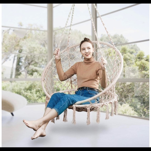 Hammock Chair Macrame Swing - Picture 2 of 8